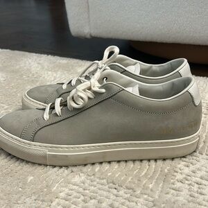 Light green suede common projects